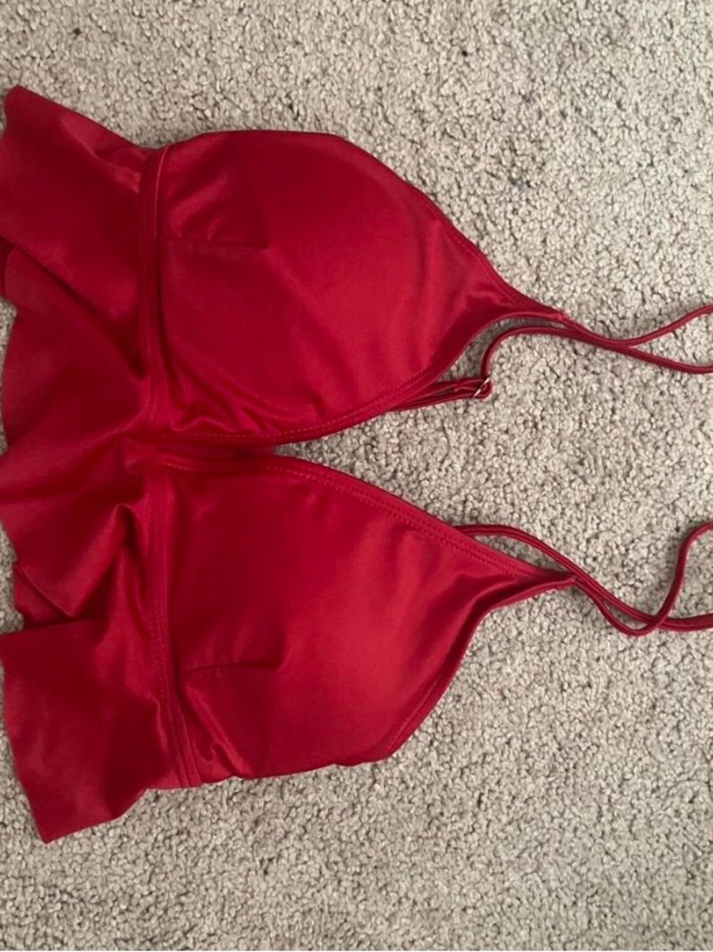 SHEIN Red Bikini Top
